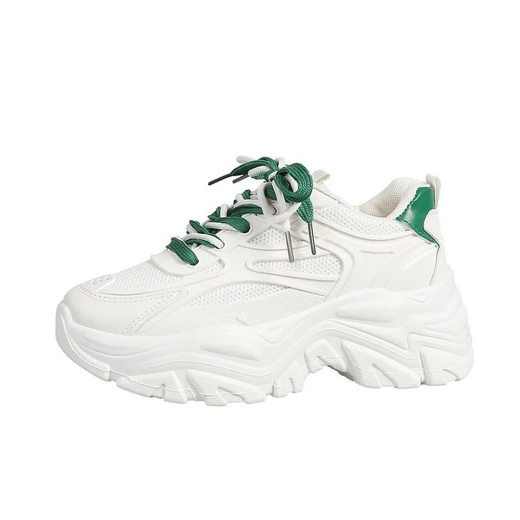 Colourp Colourp New 2024 Fall Fashion Korean Version Is Easy To Match The Sports Leisure Platform Running Shoes