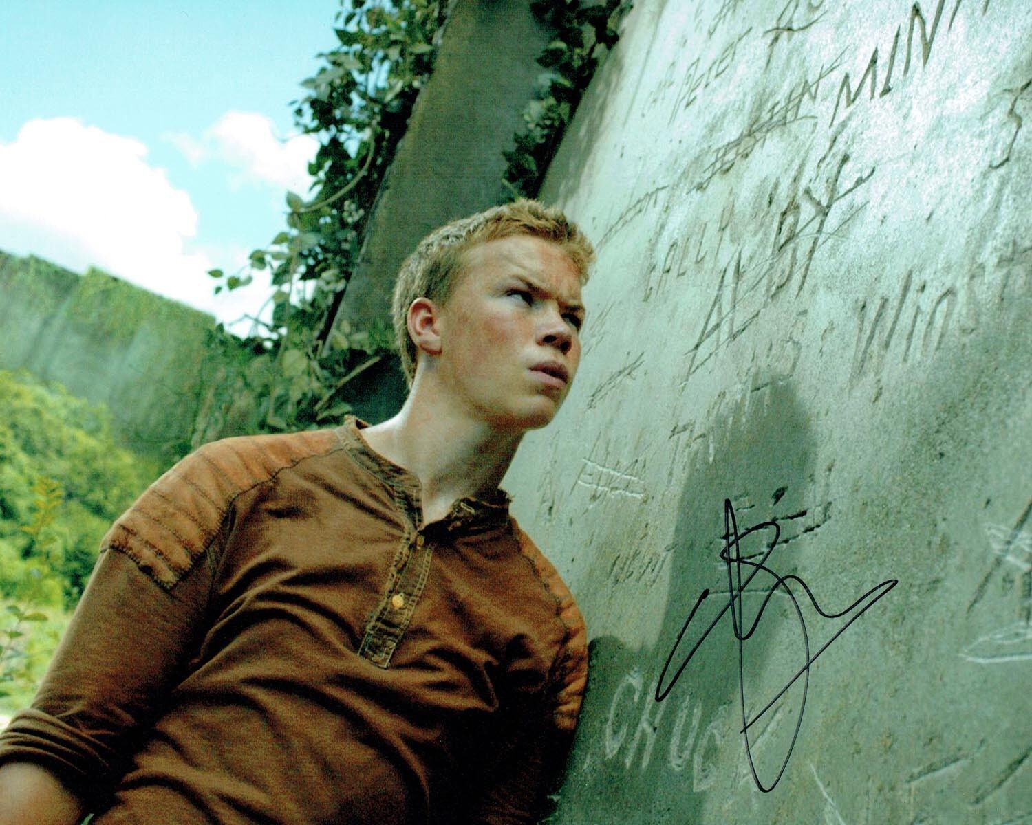 Will POULTER Signed Autograph Maze Runner Actor Film 10x8 Photo Poster painting 1 AFTAL COA