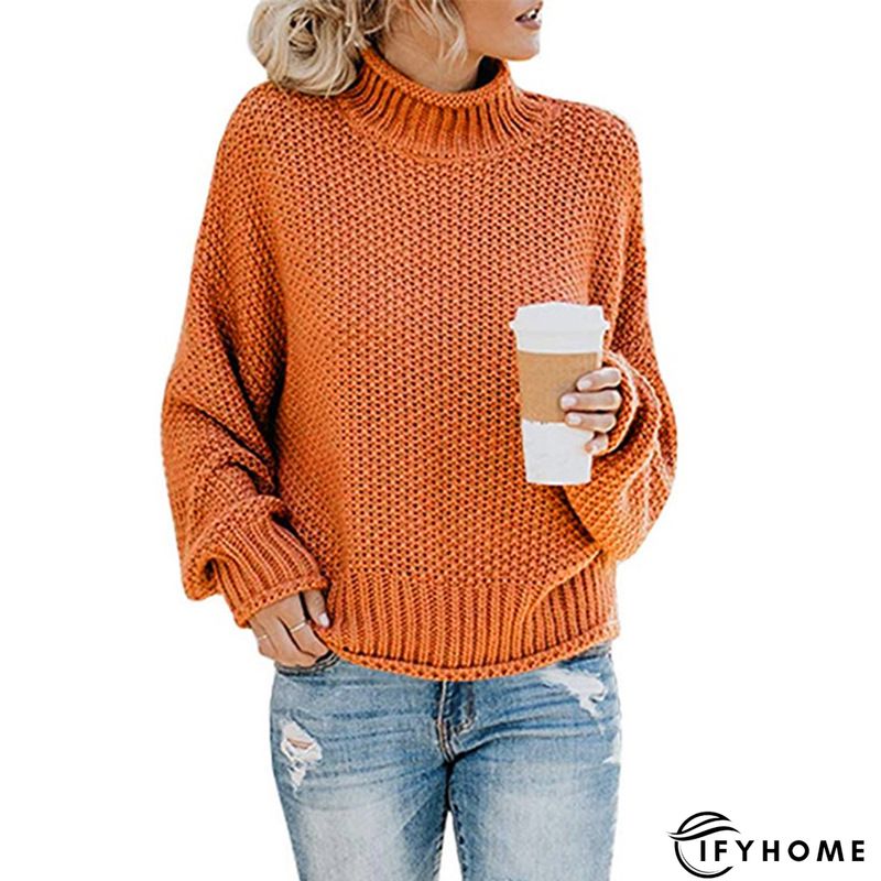 Elegant Long Sleeve Paneled Sweater | IFYHOME