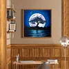 Diamond Painting -DIY Full Square Drill Moon Tree