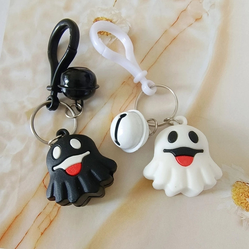 Cartoon Style Cool Style Pumpkin Bat Ghost Silica Gel Halloween Women’s Bag Pendant Keychain