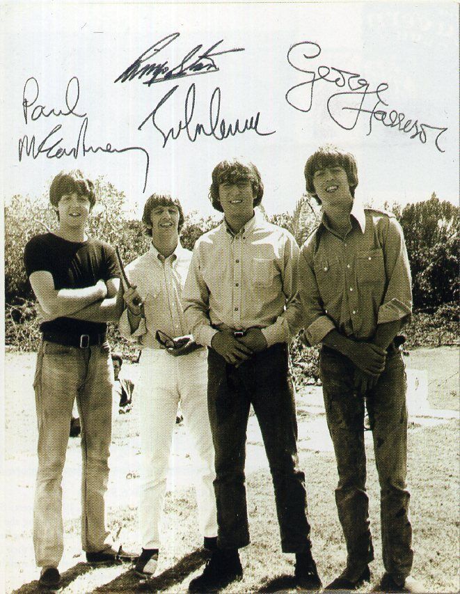 THE BEATLES Signed Photo Poster paintinggraph - Rock & Pop Star Legends - preprint