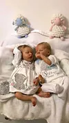 12"&16" Washable&Bendable Full Silicone Baby Boy and Girl Cyrus and Nelly, Soft&Truly Touch Just Like a Real Baby - RBBI-Myrebornbabydoll&reg; Myrebornbabydoll&reg;