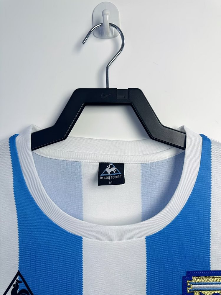 1986 Argentina Home Long Sleeve Jersey - Retro Edition
