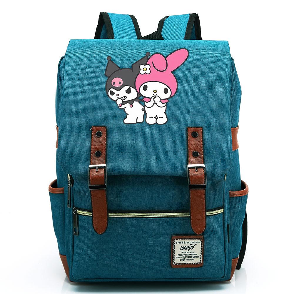 Mayoulove Kuromi Backpack Lightweight Design with Cute Character for School and Outdoor Activities-Mayoulove