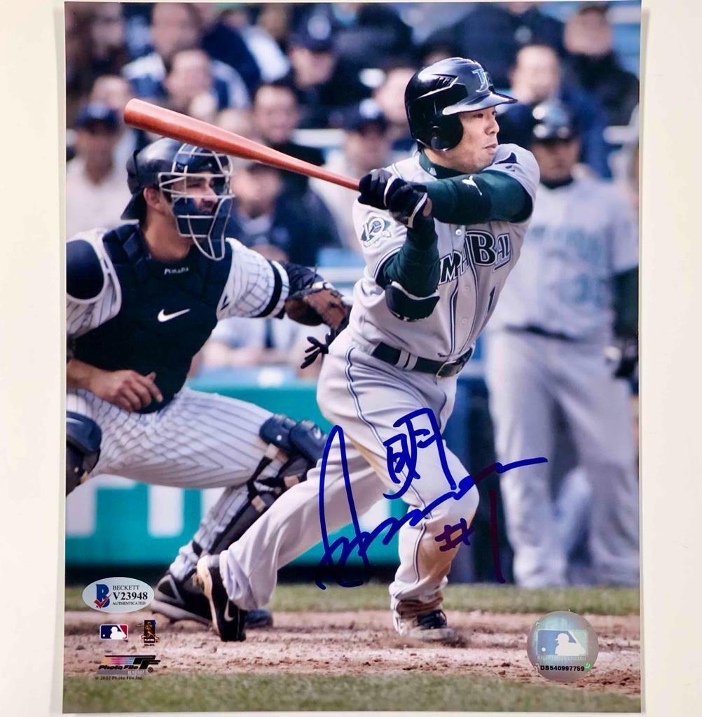 Akinori Iwamura autograph Tampa Bay Devil Rays signed 8x10 Photo Poster painting BAS COA Beckett