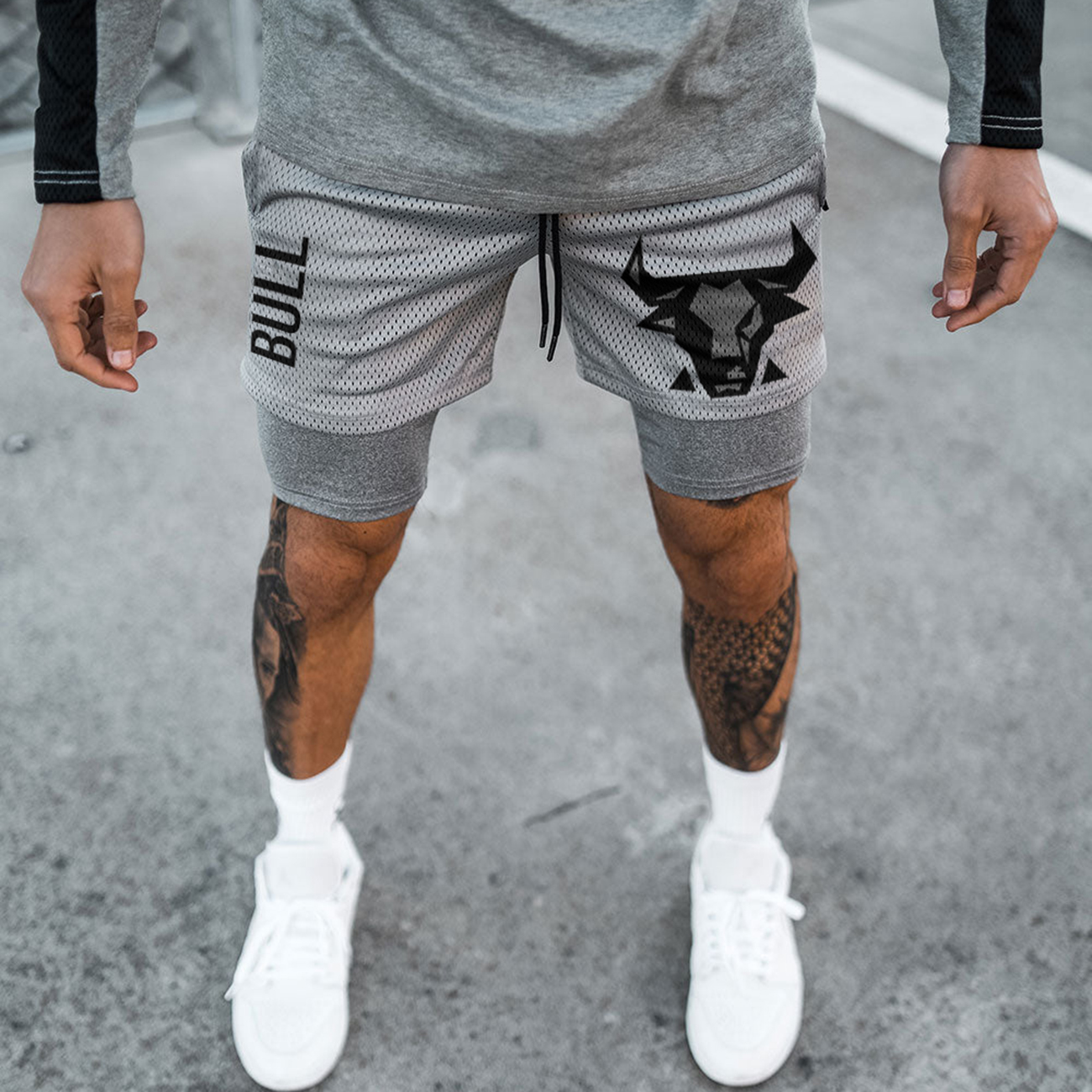 Men's Bull Shorts Mesh Performance Shorts