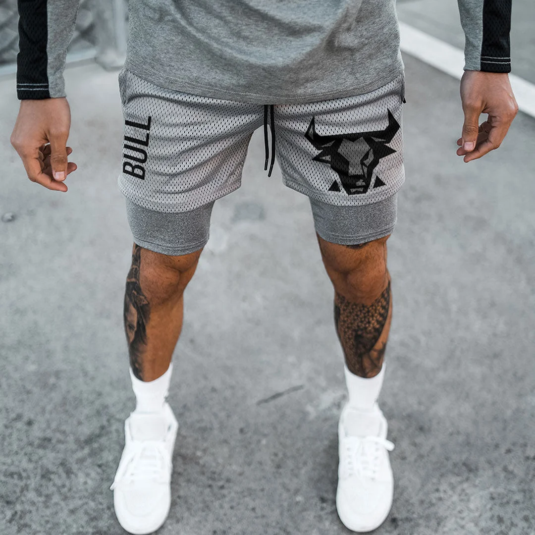 Men's Bull Shorts Mesh Performance Shorts