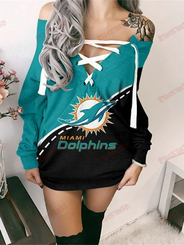 Miami Dolphins
Limited Edition Lace-up Sweatshirt