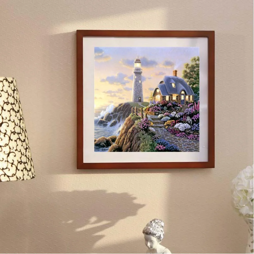 Diamond Painting - Partial Round Drill - House(30*30cm)