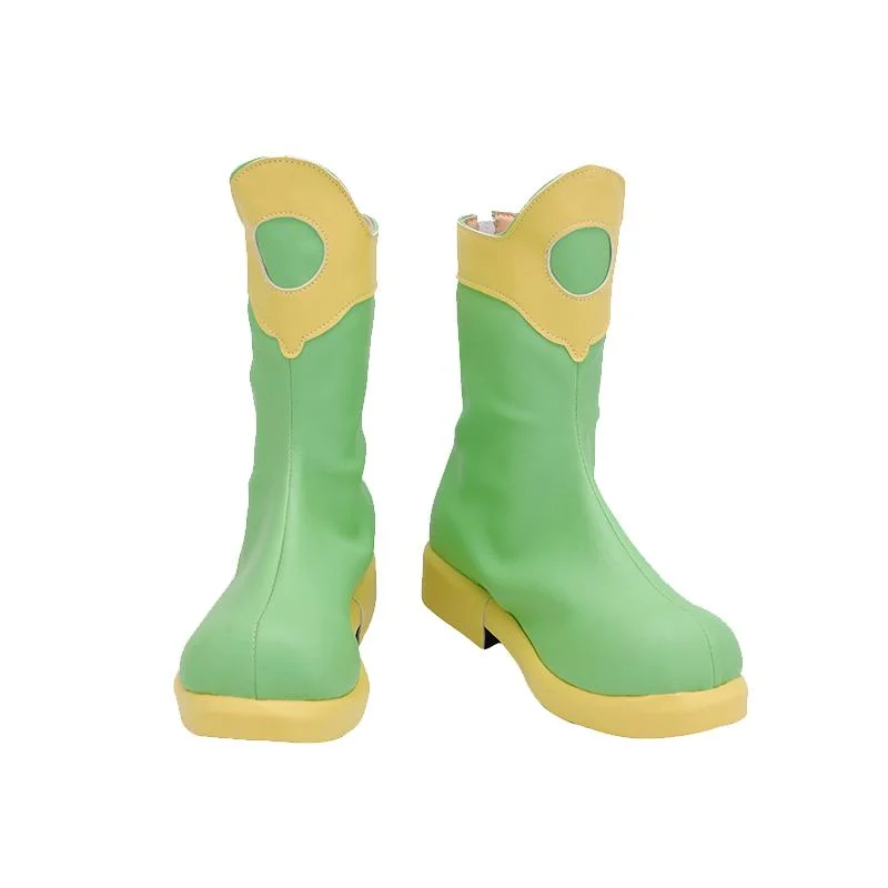Cardcaptor Sakura: Clear Card Sakura Kinomoto Frog Green Cosplay Shoes Halloween Boots