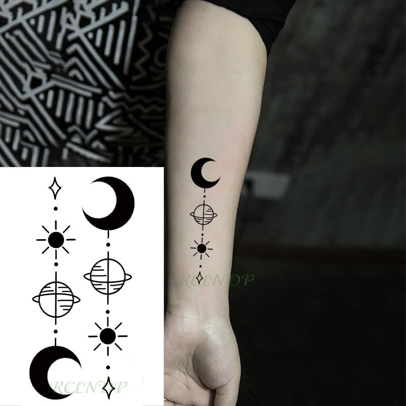 Waterproof Temporary Tattoo Sticker ins Butterfly black white sexy Body Art flash tatoo fake tatto for Women Men