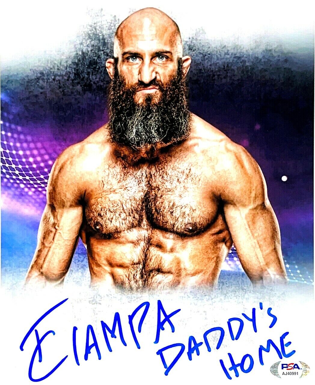 WWE TOMMASO CIAMPA HAND SIGNED AUTOGRAPHED 8X10 Photo Poster painting WITH PROOF AND PSA COA 2