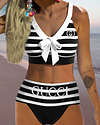 [Gucci] Seksowny str&oacute;j kąpielowy bikini w paski