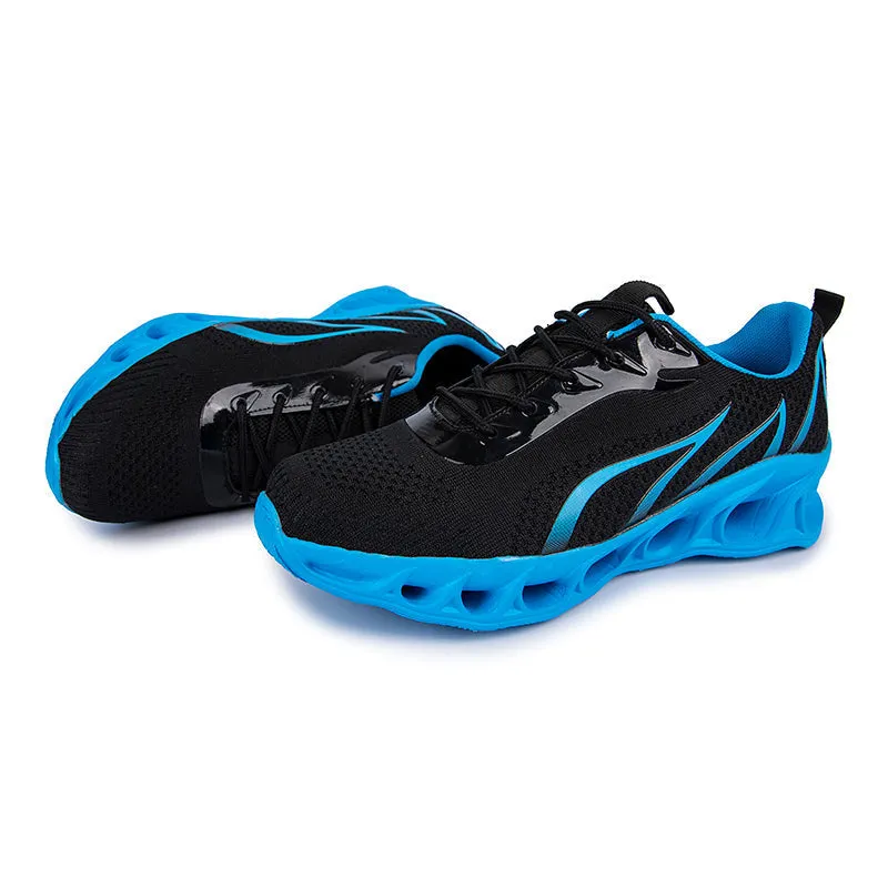 Softsfeel Women's Relieve Foot Pain Perfect Walking Shoes - Black Blue