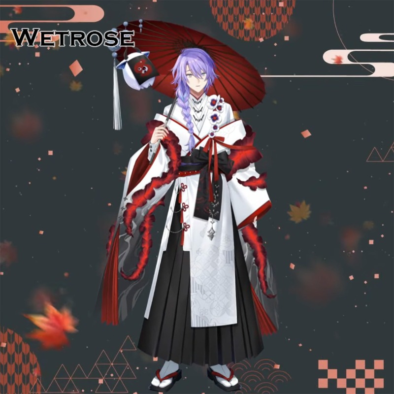 [Deposit Poll] Wetorse Nijisanjia Vtuber Hoshirube Sho Kimono 星導ショウ Cosplay Costume