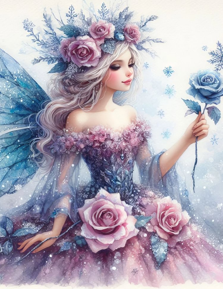 Winter Fairy 40*50CM(Canvas) Diamond Painting gbfke