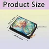 2pcs Elf Girl Pattern Diamond Painting Fashion Card Holder Compact Coin Purse