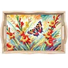 (US Only)Wooden Gorgeous Butterfly 5D DIY Diamond Painting Tray Art Craft with Handle