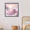 Diamond Painting-DIY Crystal Rhinestone Snowy Peacock