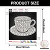 DIY Pearl Painting Cup for Home Wall Decor(25x25cm)