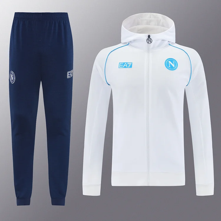 2025-26 Napoli white hoodie kit