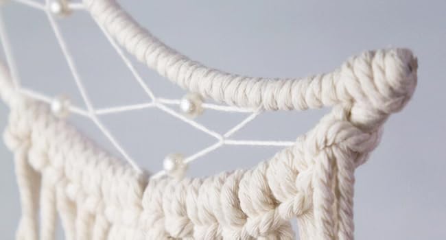 Moon dream catcher detail