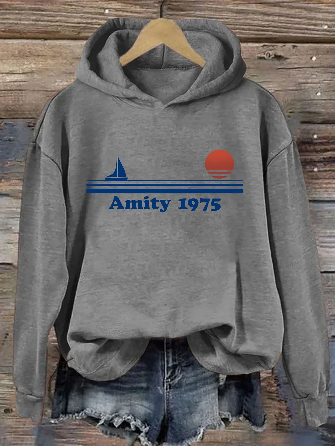 Jaws Amity 1975 Hoodie