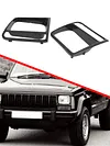 1 Pair Headlight Frame 5EM72SW1 Headlamp Bezel Cover for Jeep Cherokee 1998-2002