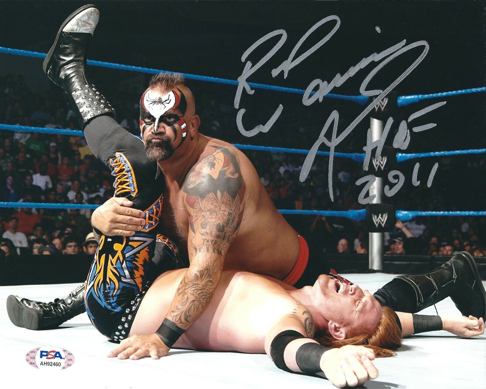 Road Warrior Animal Signed Wrestling 8x10 Photo Poster painting HOF 2011