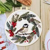 Christmas Bird-Embroidery Kit