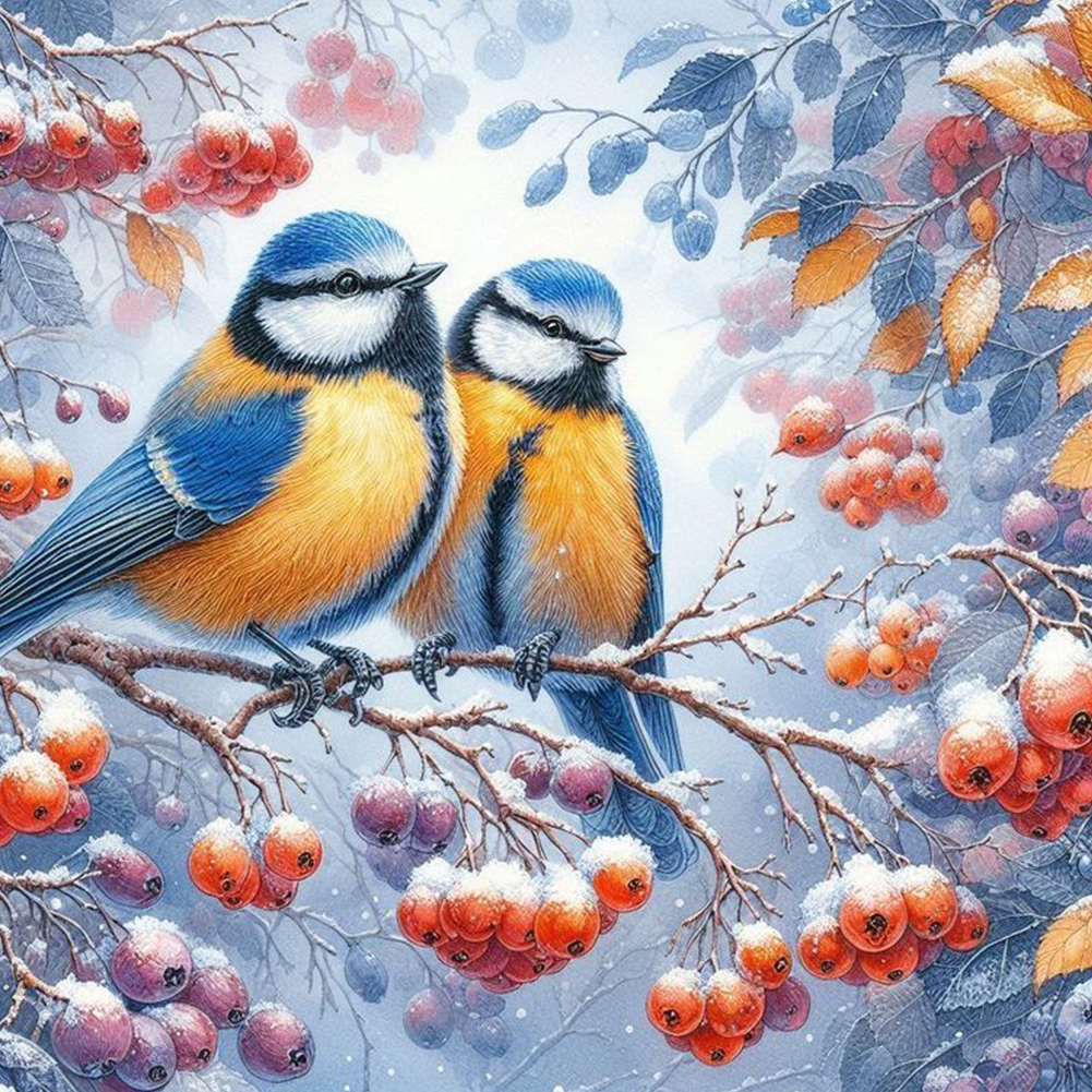 Blue Tinkle 40*40cm(canvas) full round drill diamond painting
