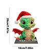 Diamond Painting Christmas Dragon Wooden Desktop Ornament