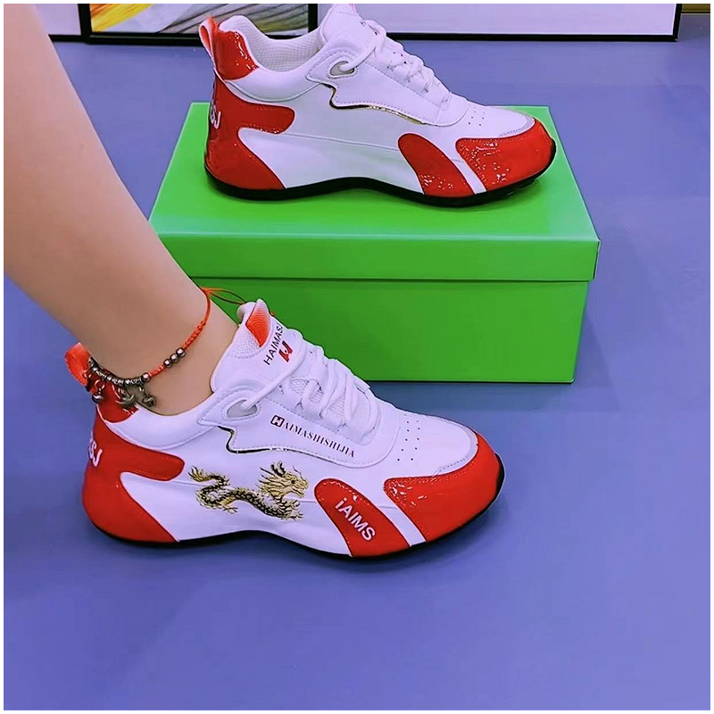 Unisex Fashion Embroidered Loong Pattern Casual Sneaker DANRRIO.COM DANRRIO