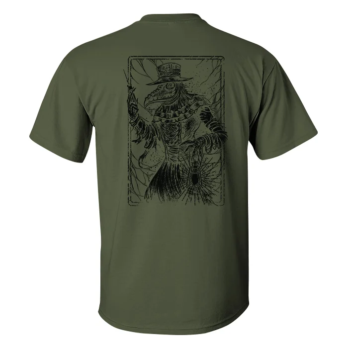 Plague Doctor Print Men's T-shirt