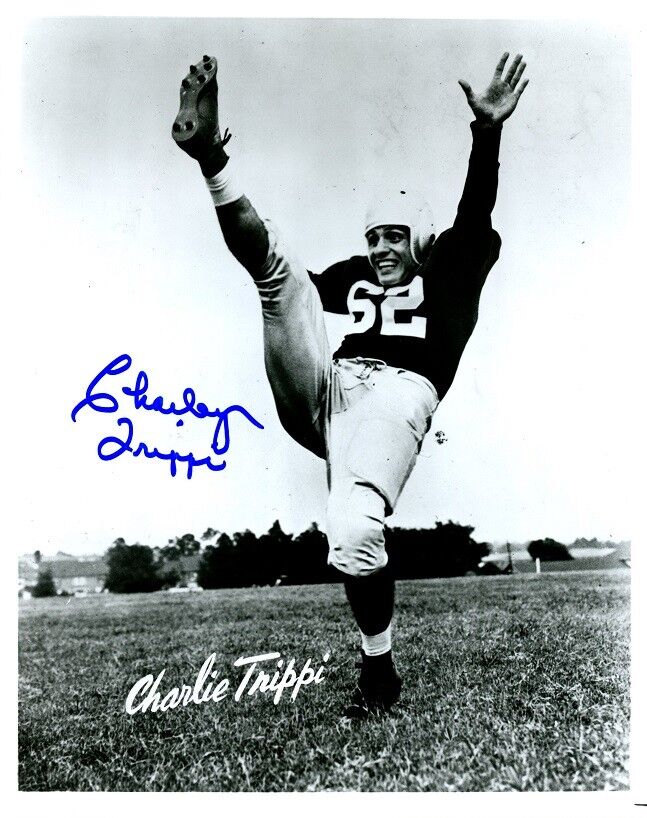 CHARLEY TRIPPI In-person Signed Photo Poster painting