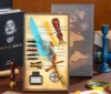 Mechanical quill pen stationery literary retro wax seal set