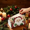 Warm Santa DIY Pearl Diamond Painting PU Cover Tissue Holder Kit Pearl Art Painting Decoration for Home & Gifts
