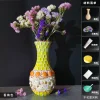 Wooden Vase Solid Mosaic Art Handmade Pasting Material Pack DIY Creative Decoration Kit