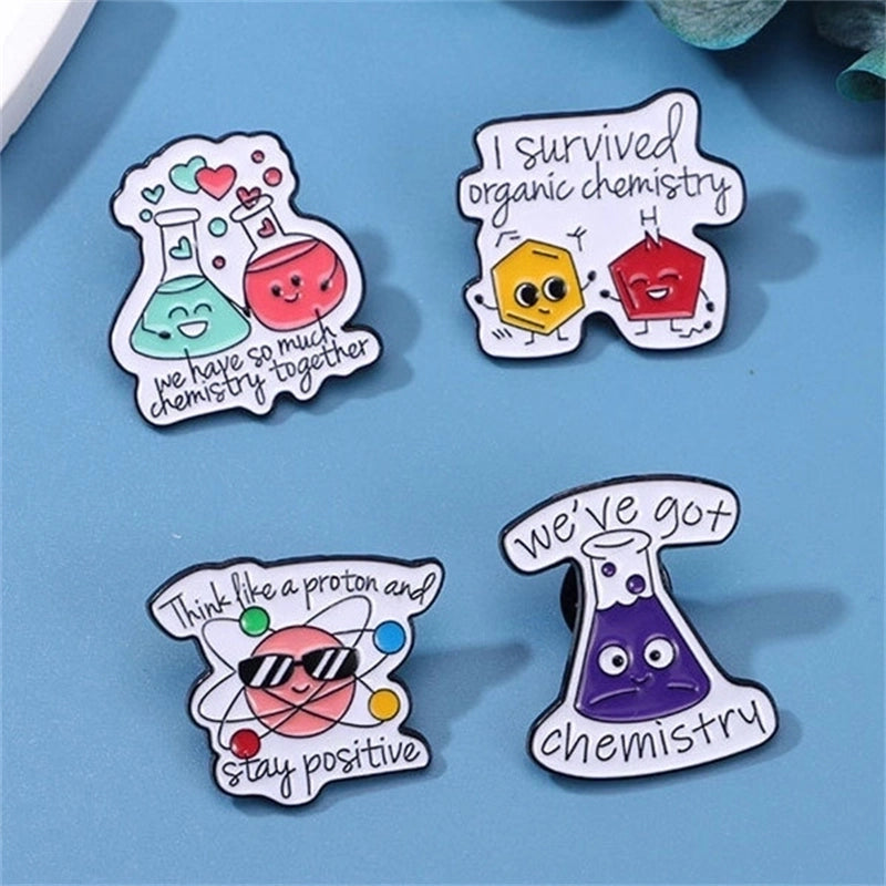 Preppy Style Minimalist Cartoon Alloy Stamping Stoving Varnish Plating Unisex Brooches