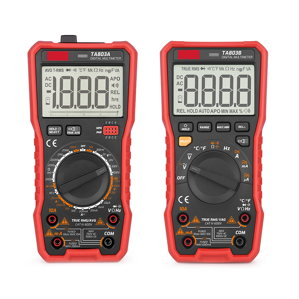 

Voltmeter Ammeter Digital Multimeter Ohm Frequency Temperature Tester Meter, Ta803b, 501 Original