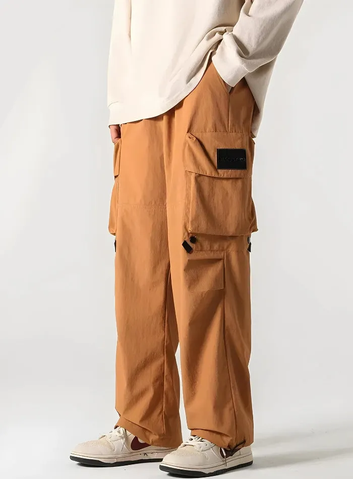 Brownm Parachute Pants