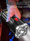 P7900 Super Bright Flashlight Portable USB Waterproof Hiking Searchlight