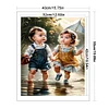 Cute Girl-11CT Counted Cross Stitch 40*50cm/15.75*19.69in
