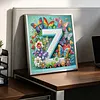 Butterfly Flower Z 5D Partial Drill DIY Diamond Painting Kit 30*30cm