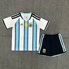 2026 Argentina National Team Home Football Shirt 1:1 Thai Quality Kids Size