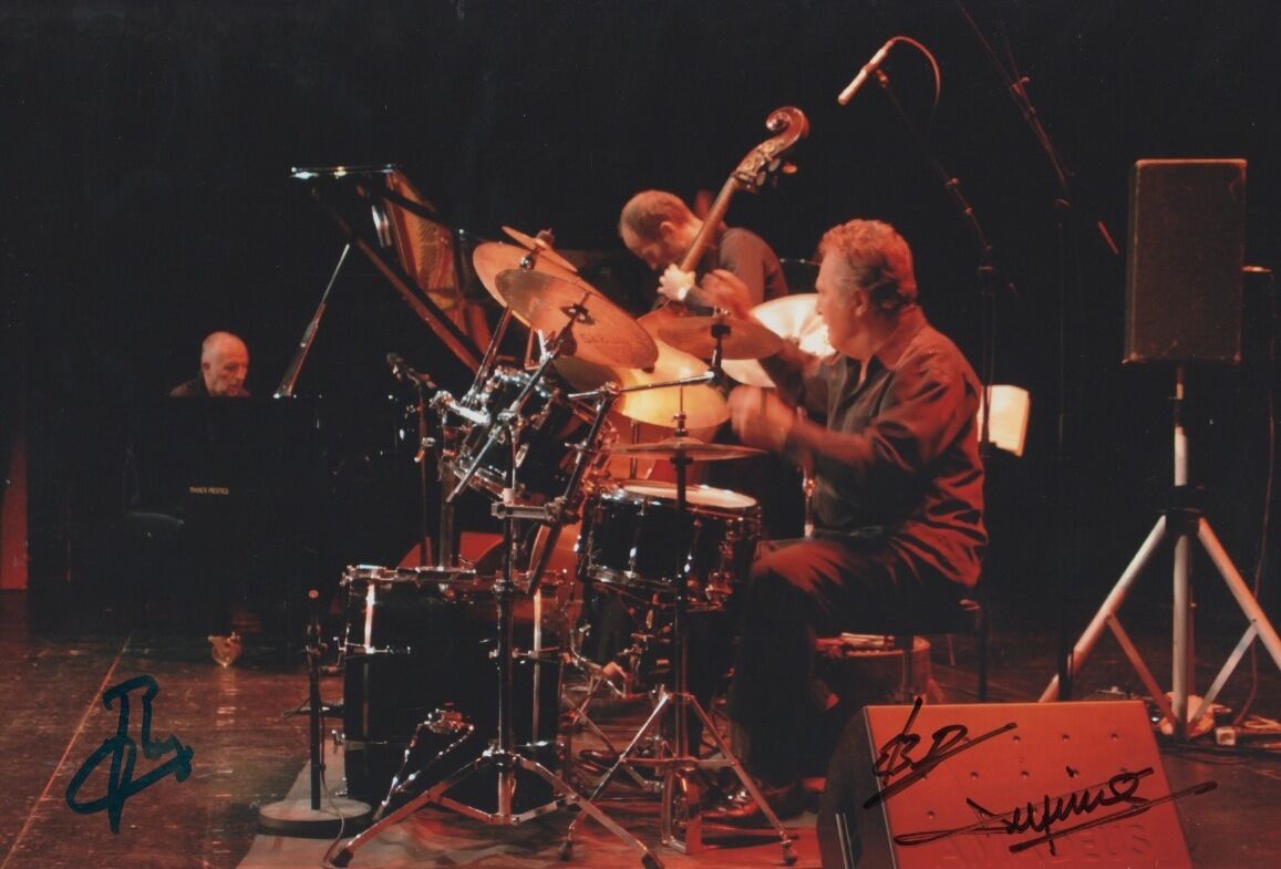 Jacques Loussier Trio Jazz full signed 8x12 inch Photo Poster painting autographs