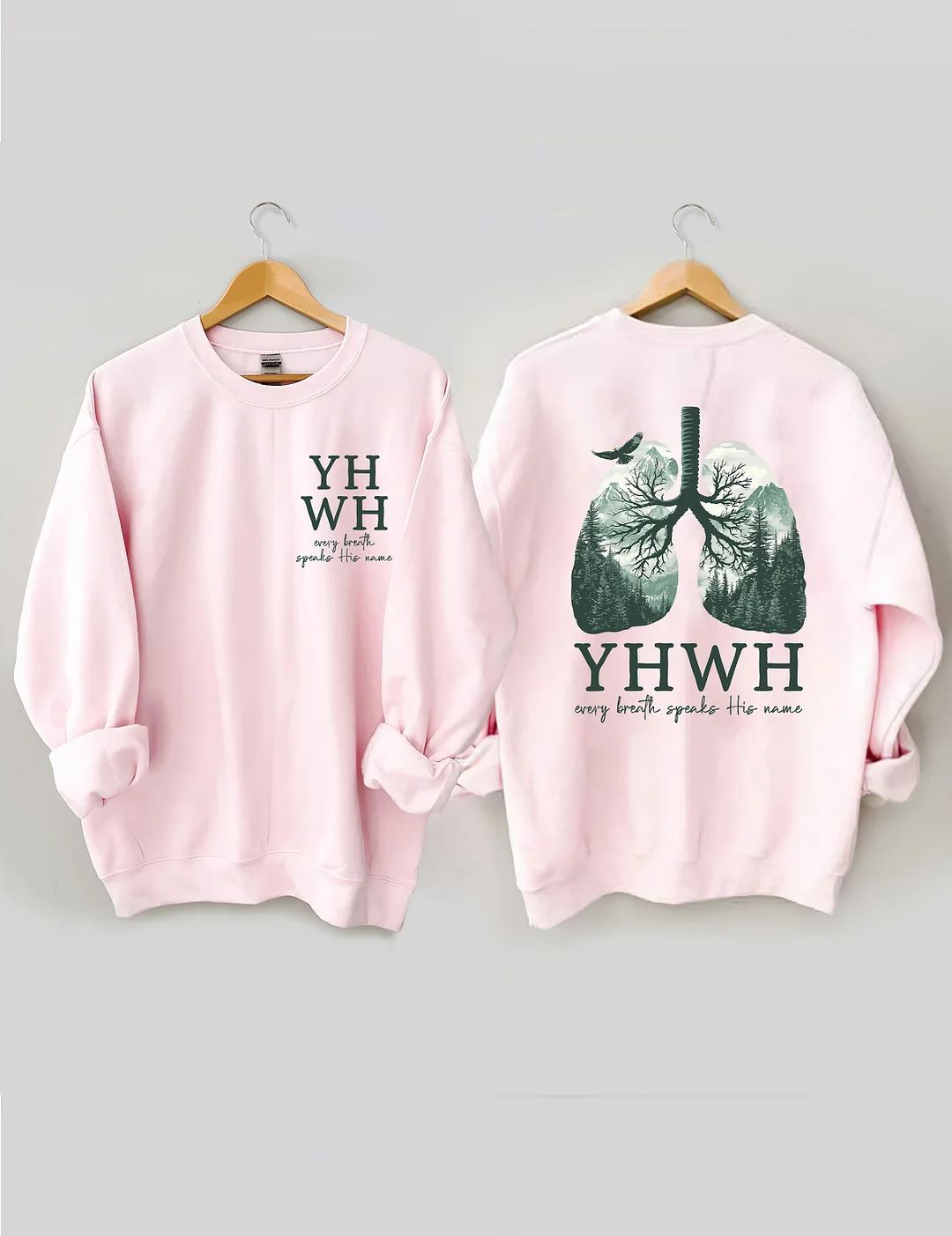YHWH Lungs Christian Sweatshirt
