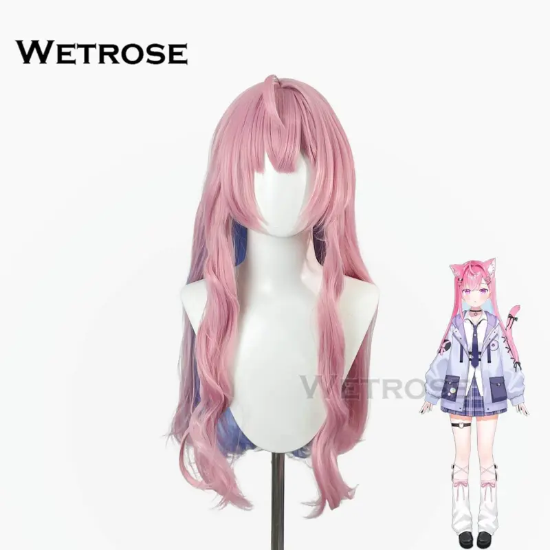 [Wetrose] Pre-Order Vtuber Yuuki Sakuna Uniform New Outfit Seifuku Cosplay Wig 