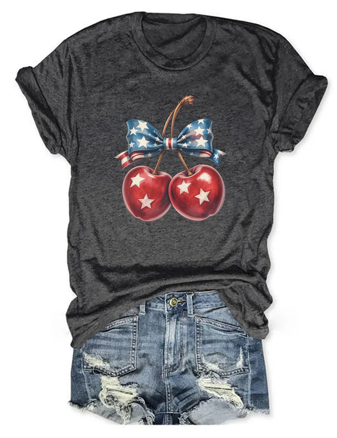 4th of July Cherry T-shirt